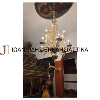 Πολυέλαιος Αγιορείτικος  Μπρούτζινος Νο12